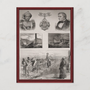 Vintager Verkehr und Industrie Postkarte