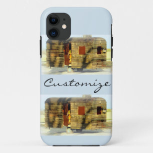 Vintager verwitterter hölzerner Anhänger-Sinti u Case-Mate iPhone Hülle