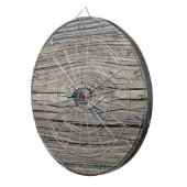 Vintager verwitterter hölzerner Hintergrund - Dartscheibe (Vorderseite rechts)