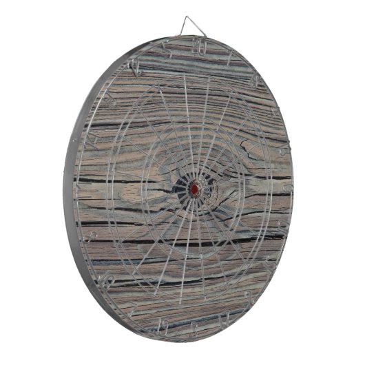 Vintager verwitterter hölzerner Hintergrund - Dartscheibe (Vorderseite Links)