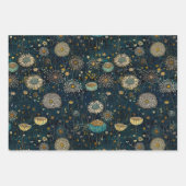 Vintager verzauberter Nachtgarten Geschenkpapier Set (Vorderseite 3)