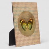 Vintager verzauberter Schmetterling Fotoplatte (Seite)