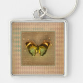 Vintager verzauberter Schmetterling Schlüsselanhänger (Vorne)