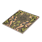 Vintager Verzierter Jugendstil Fliese (Seite)