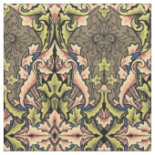 Vintager Verzierter Jugendstil Stoff (Nahaufnahme)