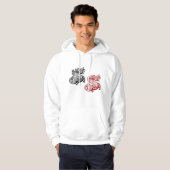 Vintager Verzierter Letter-S-Monogramm Hoodie (Vorne ganz)