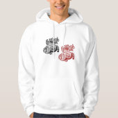 Vintager Verzierter Letter-S-Monogramm Hoodie (Vorderseite)