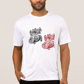 Vintager Verzierter Letter-S-Monogramm T-Shirt (Vorderseite)