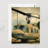 Vintager Vietnam Era Äm-1 Huey Militärhubschrauber Postkarte (Vorne/Hinten)
