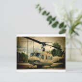 Vintager Vietnam Era Äm-1 Huey Militärhubschrauber Postkarte (Stehend Vorderseite)