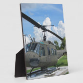 Vintager Vietnamhhhubschrauber Fotoplatte (Seite)