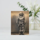 Vintager Viktorianischer Anzug Postkarte (Stehend Vorderseite)