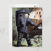 Vintager Viktorianischer Anzug Postkarte (Vorne/Hinten)