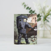 Vintager Viktorianischer Anzug Postkarte (Stehend Vorderseite)