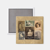 Vintager Viktorianischer Children Collage Kühlschr Magnet (Vorderseite/Rückseite)