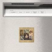 Vintager Viktorianischer Children Collage Kühlschr Magnet (In Situ (Geschirrspüler))