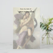 Vintager viktorianischer Engel, Entzückung durch Briefpapier (Stehend Vorderseite)