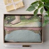 Vintager Viktorianischer Engel Valentine Seidenpapier (Geschenk)