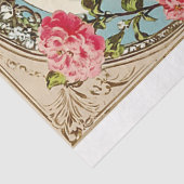 Vintager Viktorianischer Engel Valentine Seidenpapier (Detail)