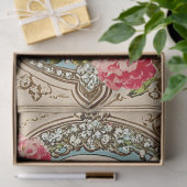 Vintager Viktorianischer Engel Valentine Seidenpapier (Geschenk)