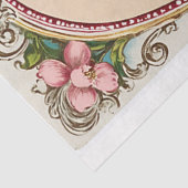 Vintager Viktorianischer Engel Valentine Seidenpapier (Detail)