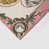 Vintager Viktorianischer Engel Valentine Seidenpapier (Detail)