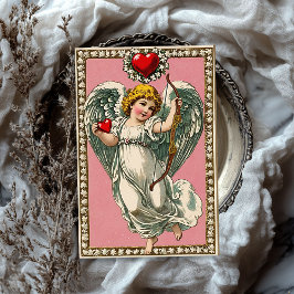 Vintager Viktorianischer Engel Valentine Seidenpapier