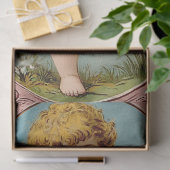 Vintager Viktorianischer Engel Valentine Seidenpapier (Geschenk)