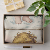 Vintager Viktorianischer Engel Valentine Seidenpapier (Geschenk)