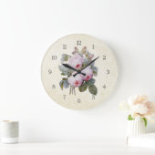 Vintager viktorianischer englischer große wanduhr (Zuhause)