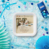 Vintager Viktorianischer Erntedank Personalisiert Pappteller (Party)