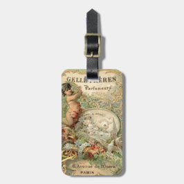 Vintager/viktorianischer Franzose-Aufkleber Gepäckanhänger