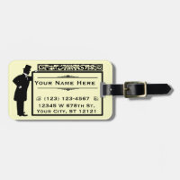 Vintager viktorianischer Herr-personalisierter