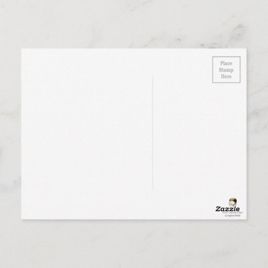 Vintager Viktorianischer Krampus Postkarte (Rückseite)