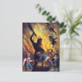 Vintager Viktorianischer Krampus Postkarte (Stehend Vorderseite)