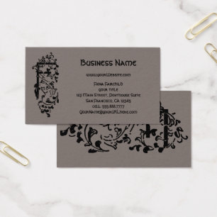 Vintager Viktorianischer Monogramm-Dekorbrief F