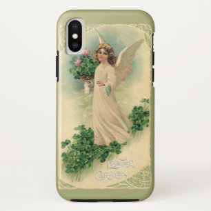 Vintager Viktorianischer Osterangel mit Blume Case-Mate iPhone Hülle