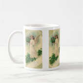 Vintager Viktorianischer Osterangel mit Blume Kaffeetasse (Links)