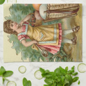 Vintager Viktorianischer OsterOstern Geschirrtuch (Gefaltet)