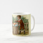 Vintager Viktorianischer OsterOstern Kaffeetasse (VorderseiteRechts)