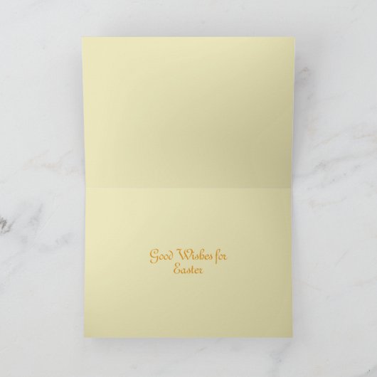 Vintager Viktorianischer OsterOstern Karte (Innenseite)