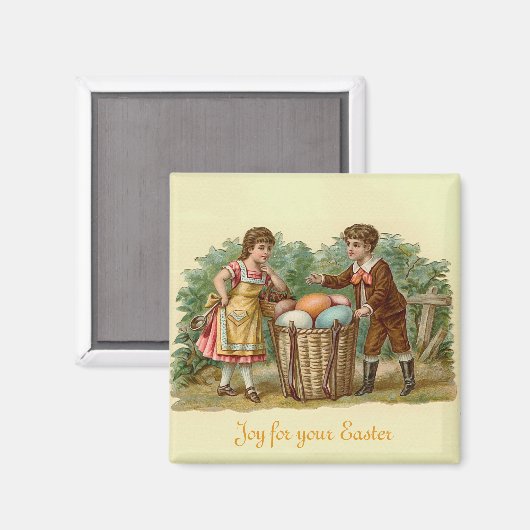 Vintager Viktorianischer OsterOstern Magnet (Vorderseite/Rückseite)