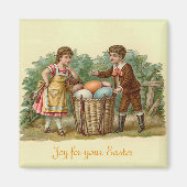 Vintager Viktorianischer OsterOstern Magnet (Vorne)