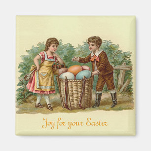 Vintager Viktorianischer OsterOstern Magnet