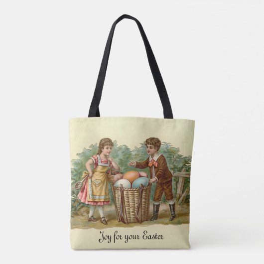 Vintager Viktorianischer OsterOstern Tasche (Rückseite)