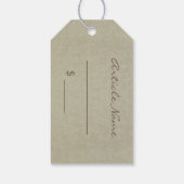 Vintager Viktorianischer Puppengarage Verkauf oder Geschenkanhänger (Rückseite)