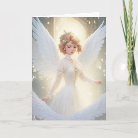 Vintager Viktorianischer Retro Weihnachtsfeiertag Karte (Vorderseite)