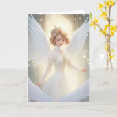 Vintager Viktorianischer Retro Weihnachtsfeiertag Karte (Gelbe Blume)