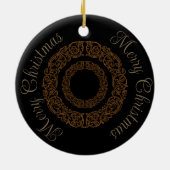 Vintager Viktorianischer romantischer Steampunker  Keramik Ornament (Hinten)
