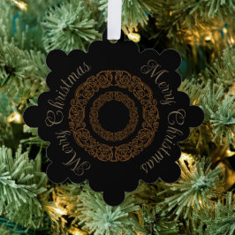 Vintager Viktorianischer romantischer Steampunker  Ornament Karte